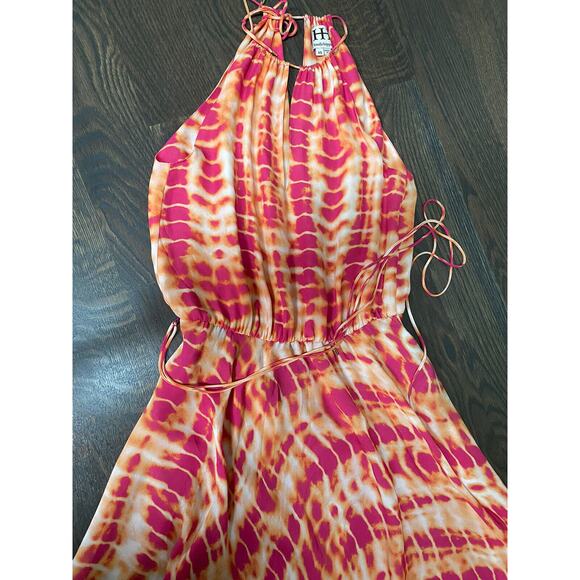 $594~Haute Hippie "Lexi' Print Silk High/Low Dress~XS/S~100%Silk fit like S/M - Picture 6 of 6